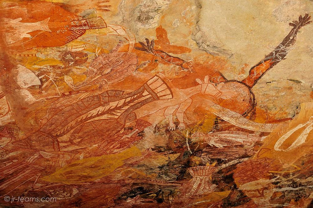 33 Aboriginal Felszeichnungen, Arnhem Land, Northern Territory